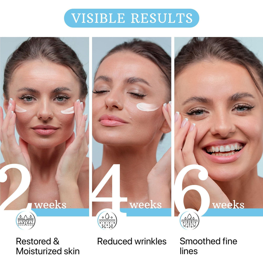 Retinol Anti-Aging Face Cream lifestyle in-use shot