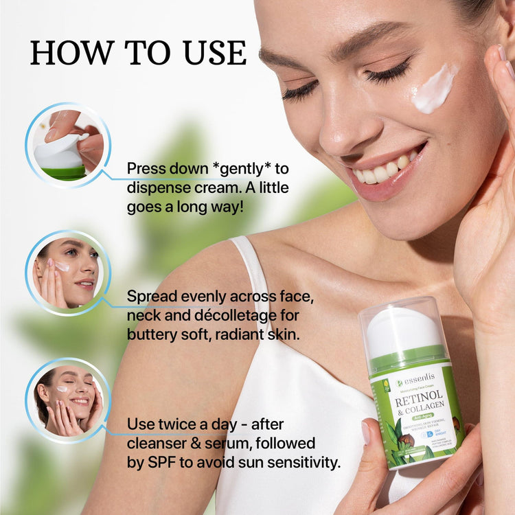 Retinol Anti-Aging Face Cream packaging detail