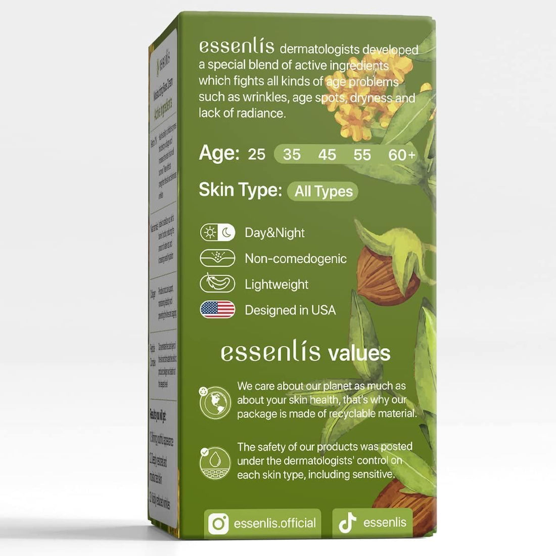 Retinol Anti-Aging Face Cream angle view