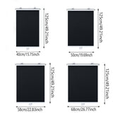 Retractable Car Window Sun Shade side angle view