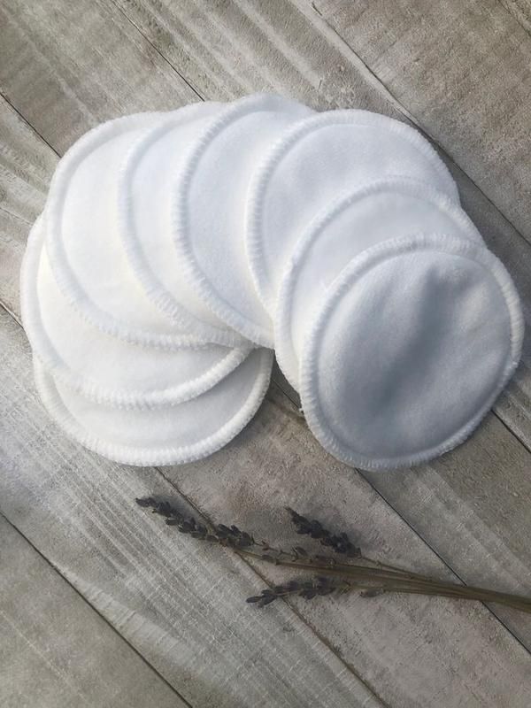 Reusable facial pad texture close-up