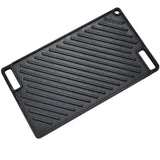 Reversible Cast Iron Grill Griddle front view