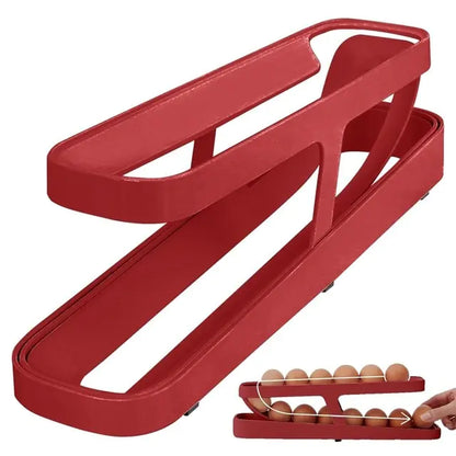 Automatic Rolling Egg Storage Rack Holder - view 8