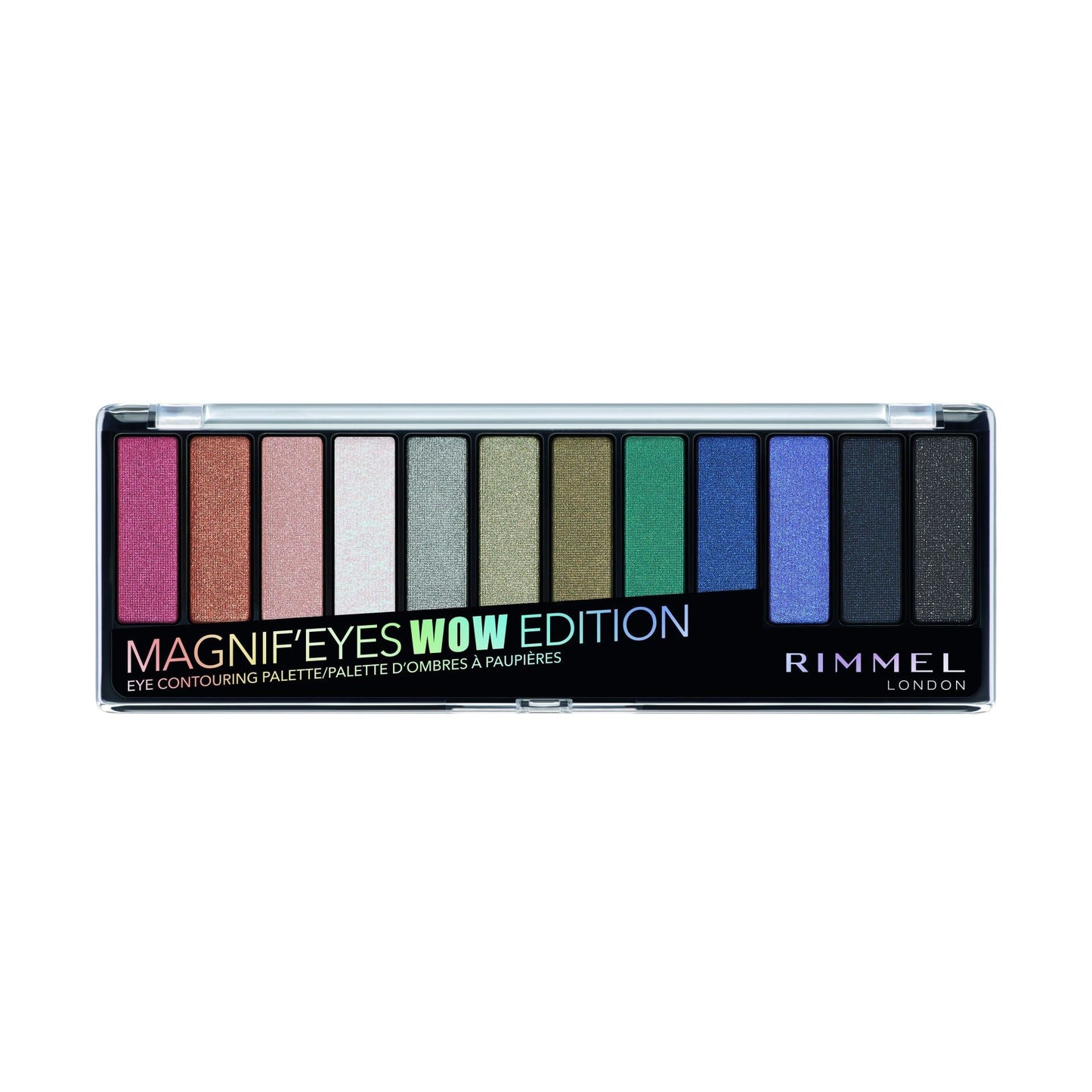 Magnif'eyes eyeshadow palette back label details
