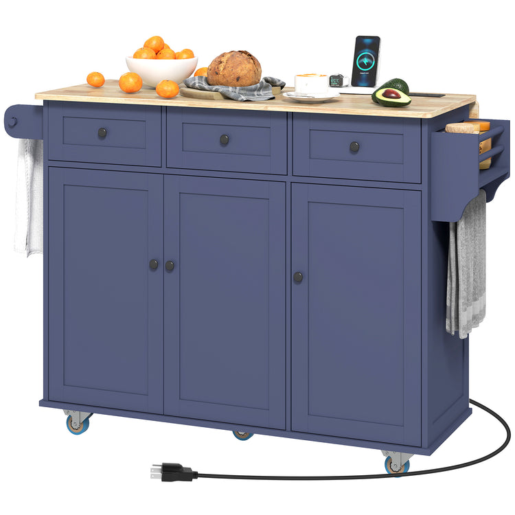 Kitchen island cart dimensions 1290 by 535 mm