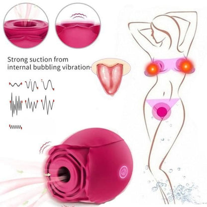 Rose Vibrator for Women Pleasure detail view 2