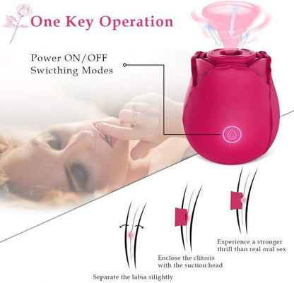 Rose Vibrator for Women Pleasure detail view 3