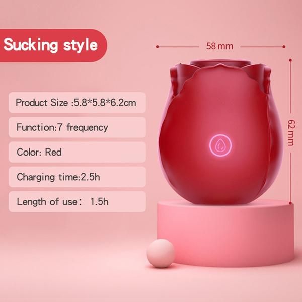 Rose Vibrator for Women Pleasure detail view 5