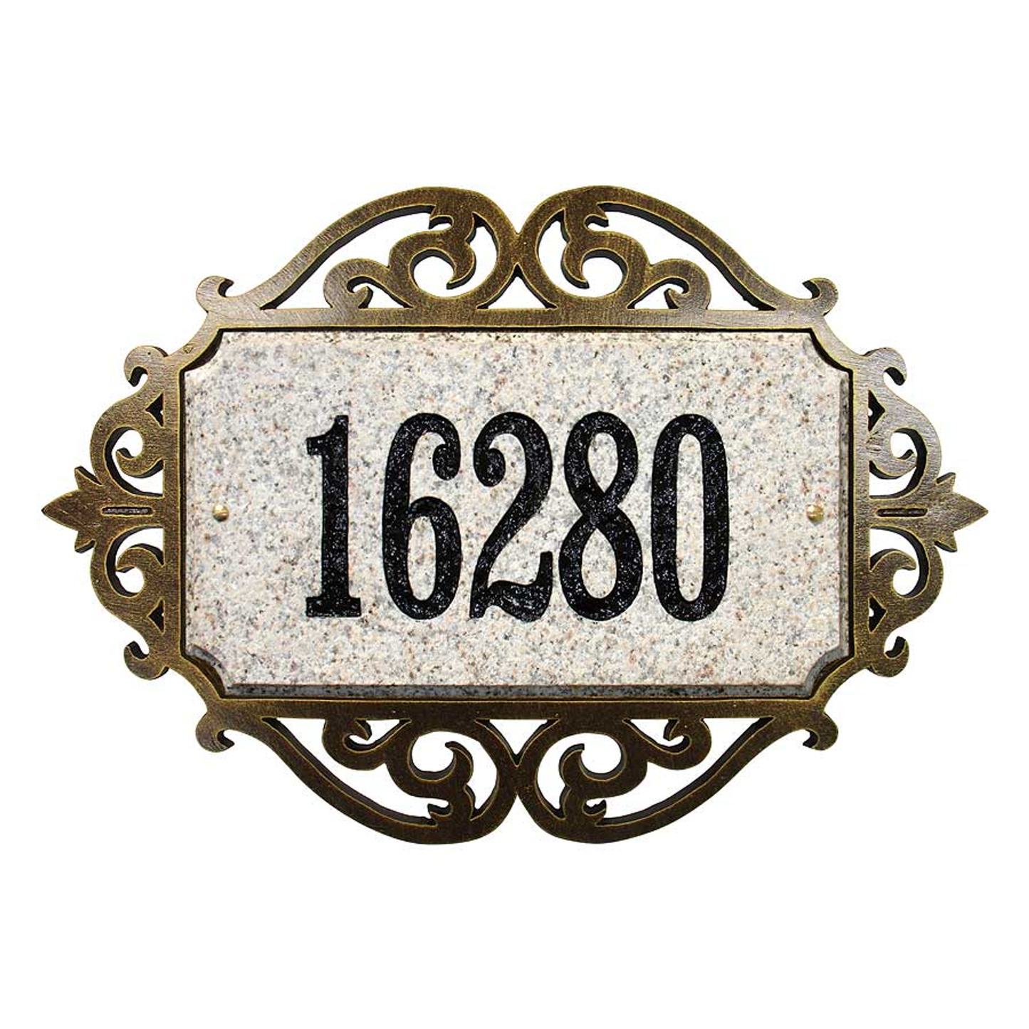 Scroll Frame for Executive Cut Corner Plaques, Bronze & Iron