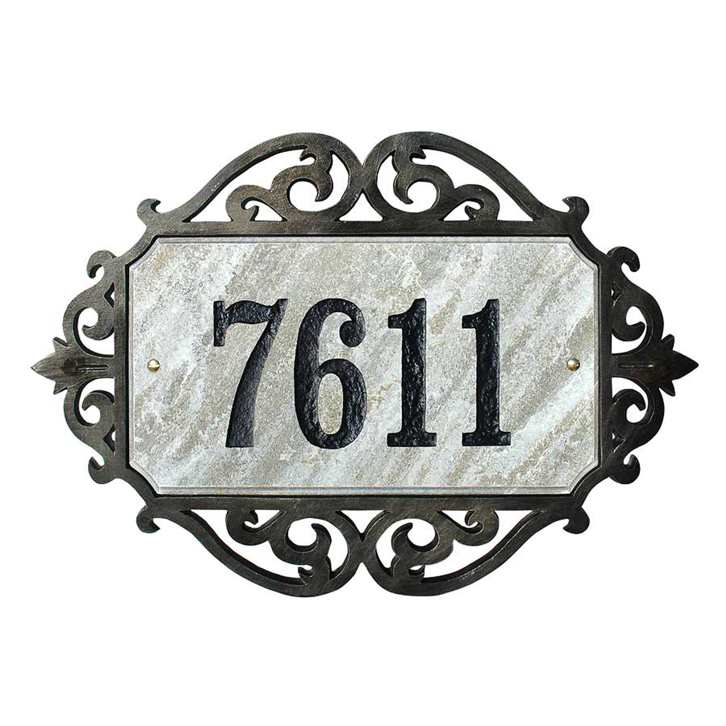 Scroll Frame for Executive Cut Corner Plaques, Bronze & Iron