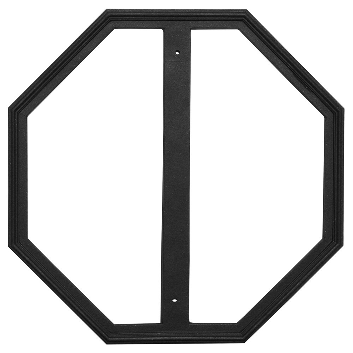 Cast Aluminum Stop Sign Frame, 36-Inch