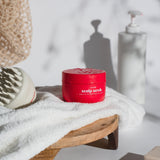 Exfoliating scalp scrub treatment jar