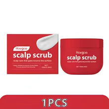 Scalp scrub packaging and label view
