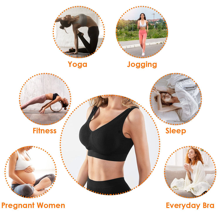 seamless sports bra under arm seam-free panel