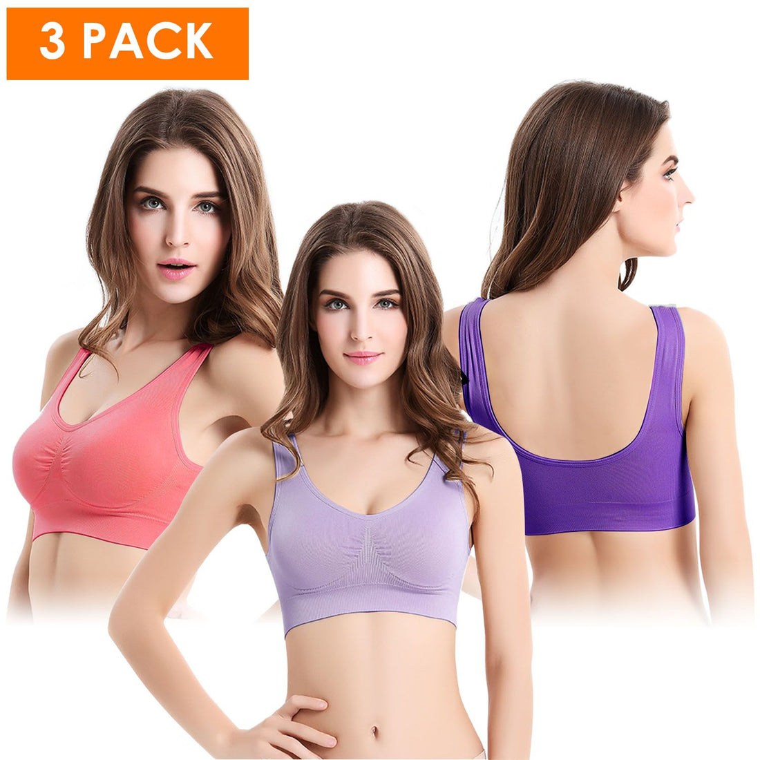 Seamless Sports Bras 3-Pack40