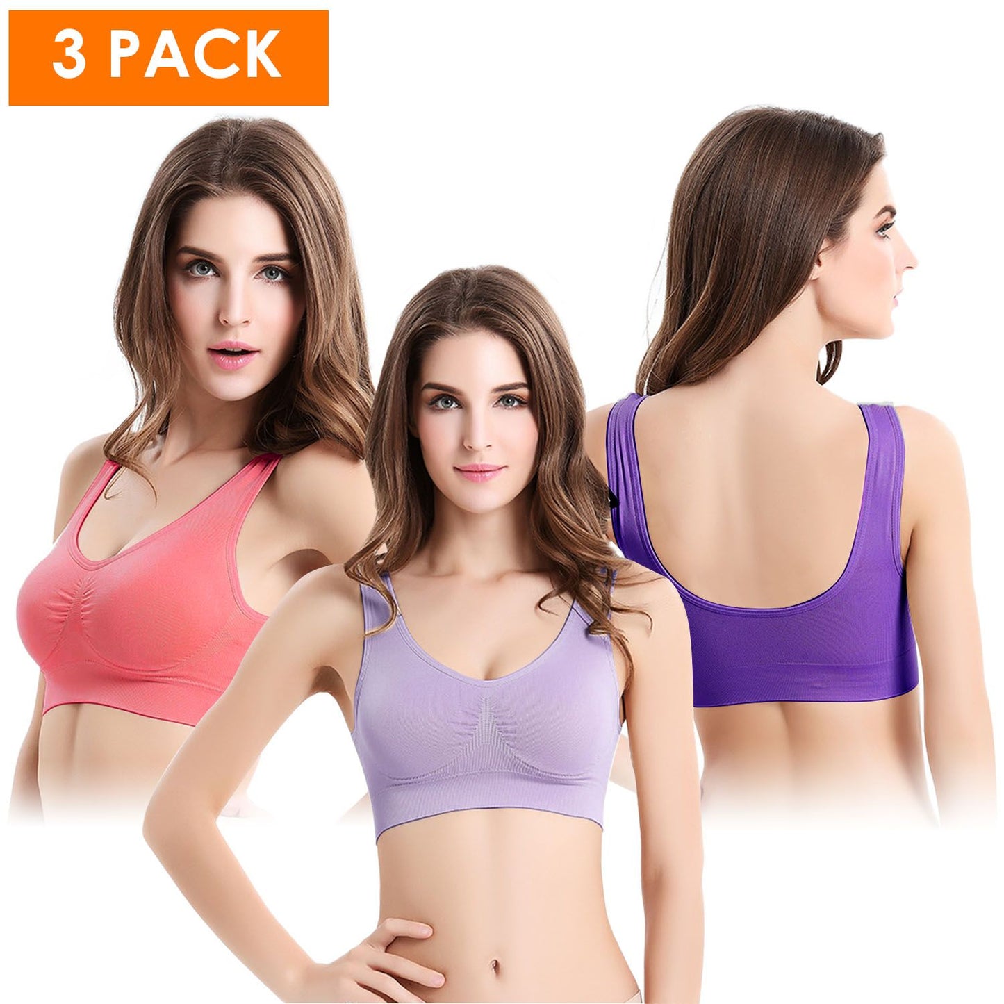 Seamless Sports Bras 3-Pack41