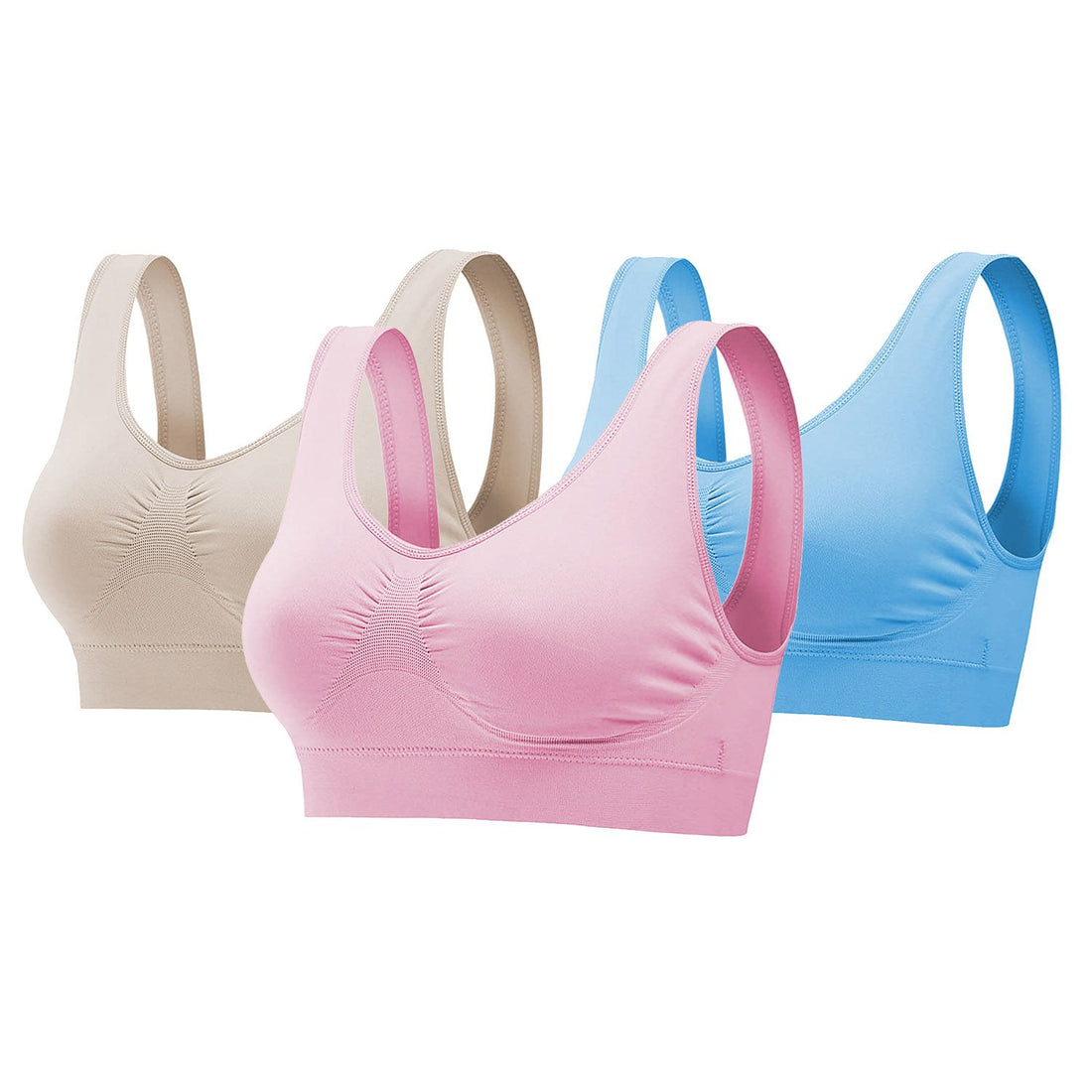 seamless sports bra knit close-up texture