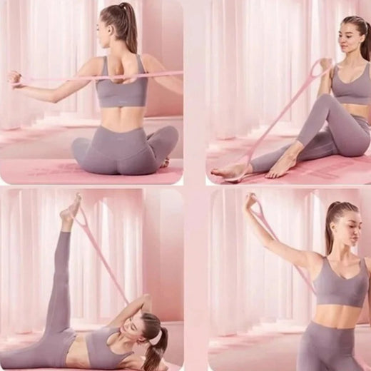 Figure 8 resistance band purple color variant