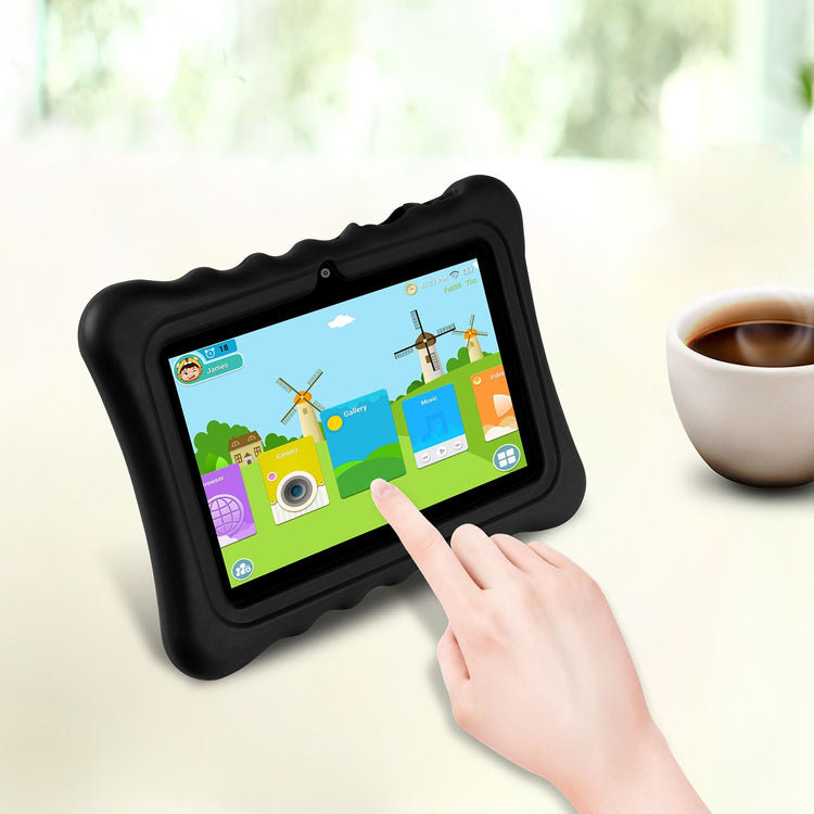 Shockproof tablet case shown from an angled view