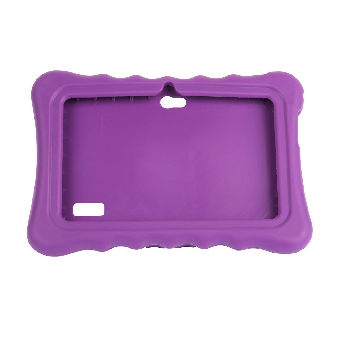 Tablet case laid flat showing accessory layout