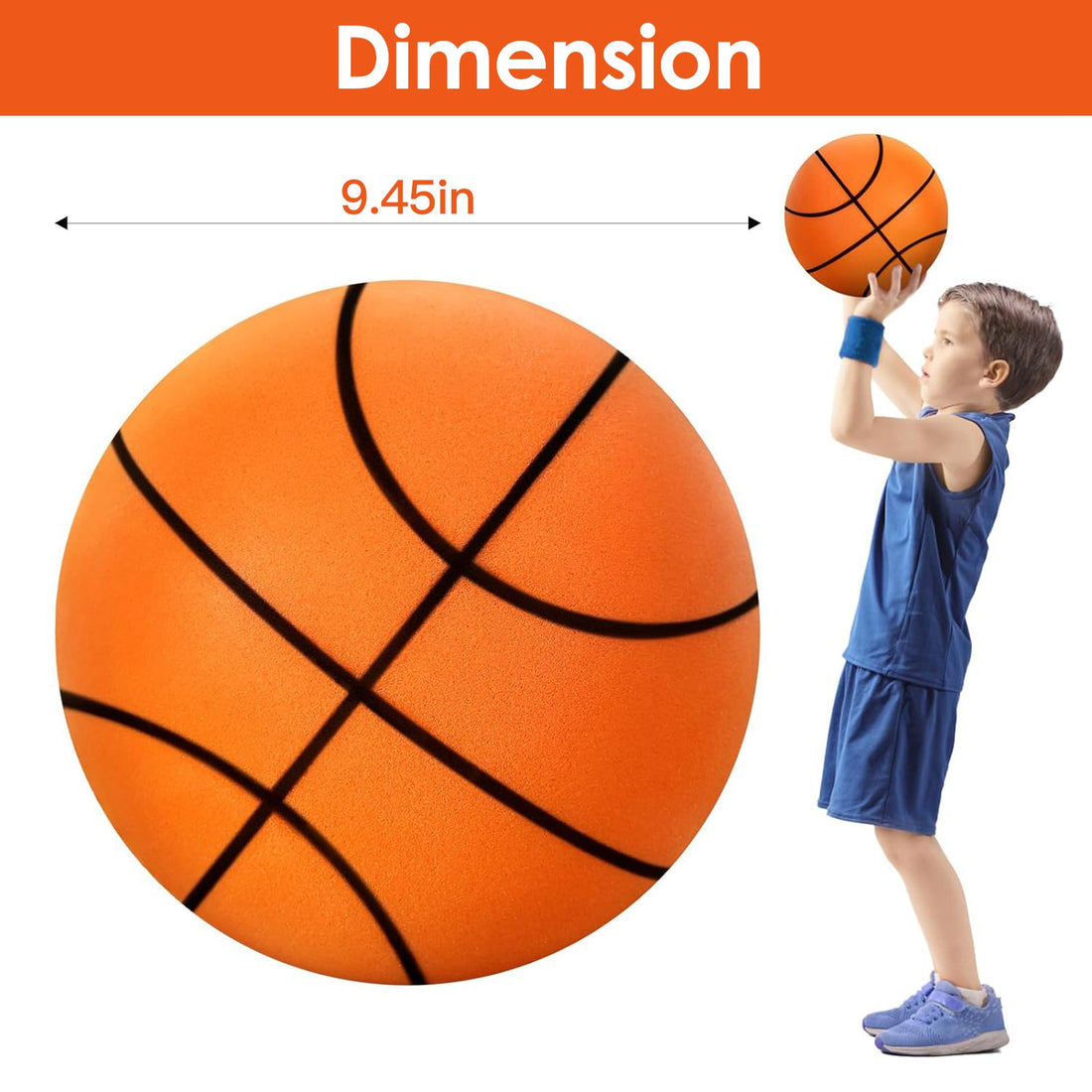 Quiet basketball for apartment practice