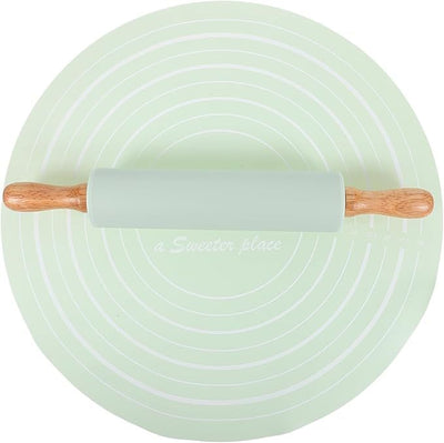 Silicone Cookie Rolling Mat Set
