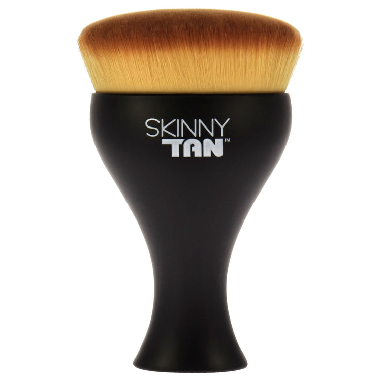Skinny Tan body buffing brush front view