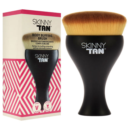 Body buffing brush bristle close-up