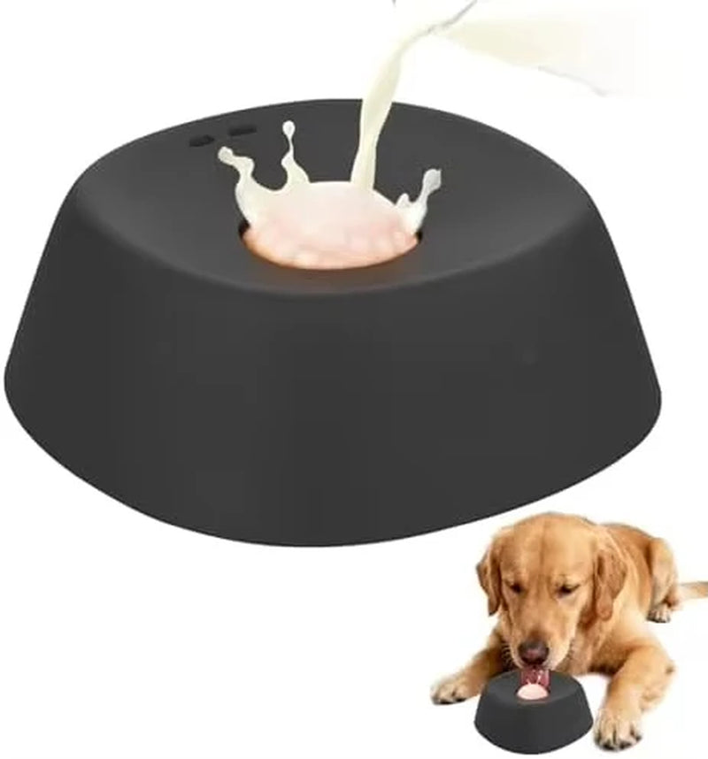 SlowSip slow feeder licking bowl for dogs and cats, top view