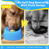 Cat licking food from SlowSip bowl