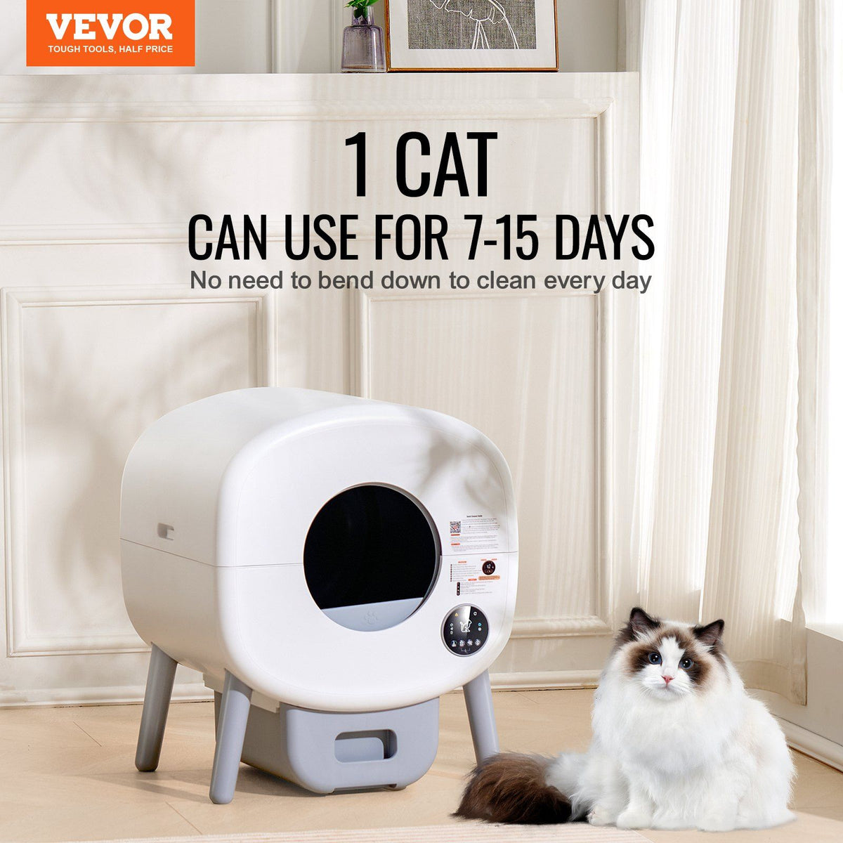 Smart Automatic Cat Litter Box1