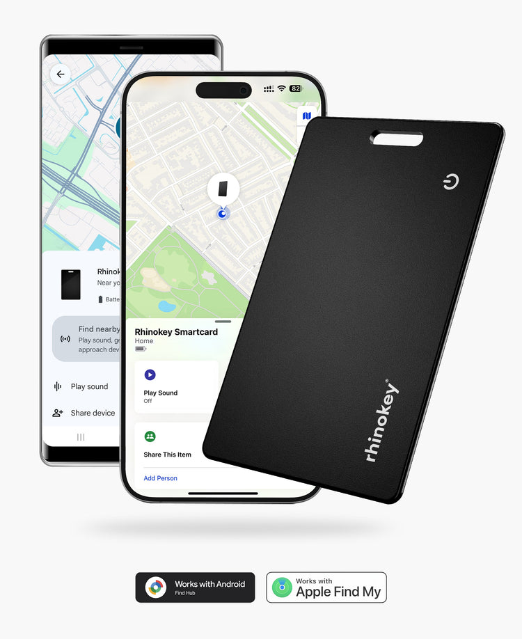 Smart wallet tracker card slim Bluetooth locator