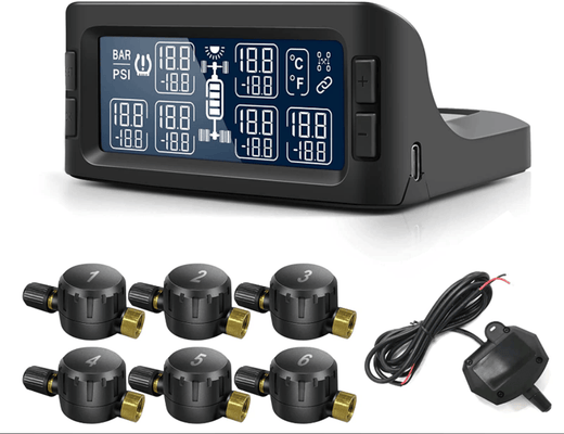 Solar TPMS 6-Wheel Tire Monitor main product view