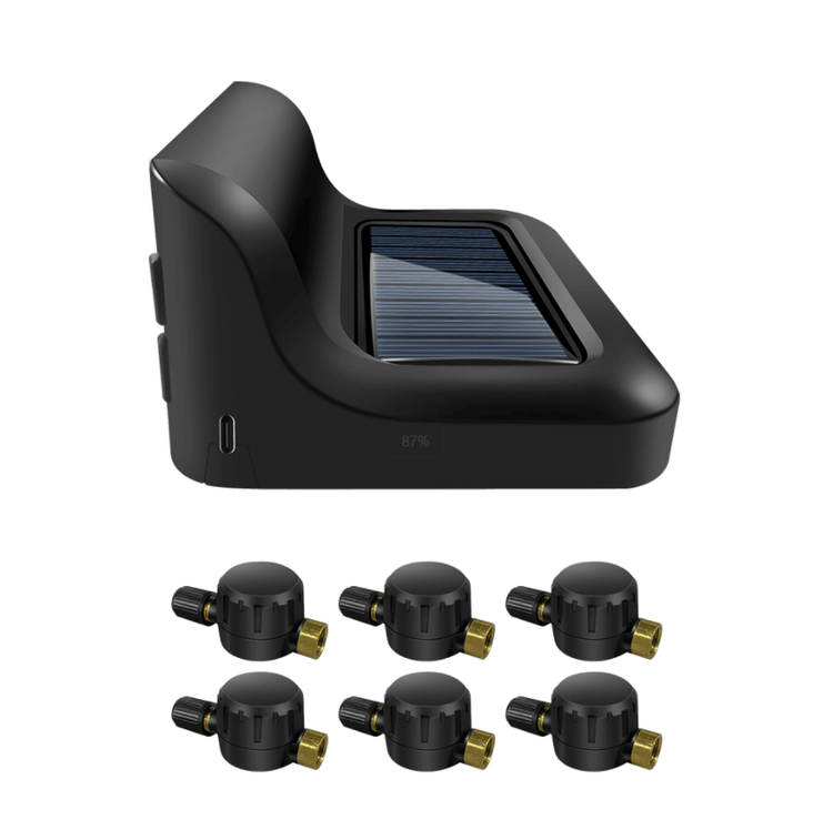 Solar TPMS 6-Wheel Tire Monitor front view