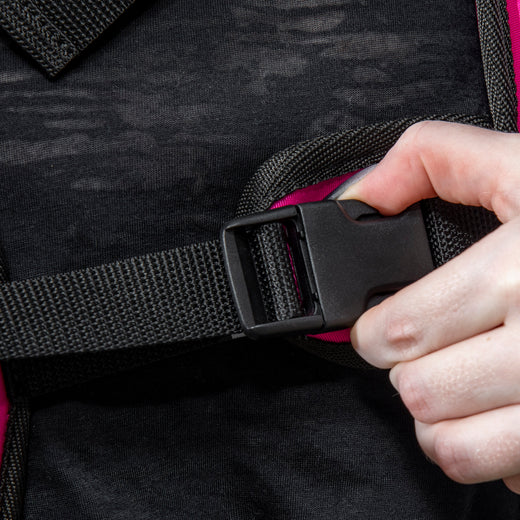 Weighted vest back panel with even weight distribution