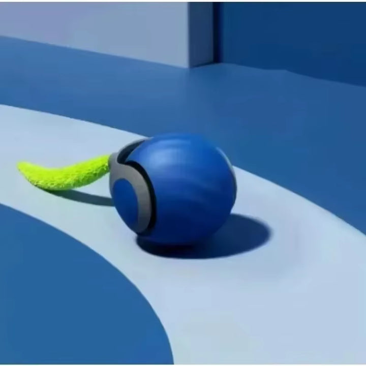 SpeedyTail smart rolling ball cat toy front view