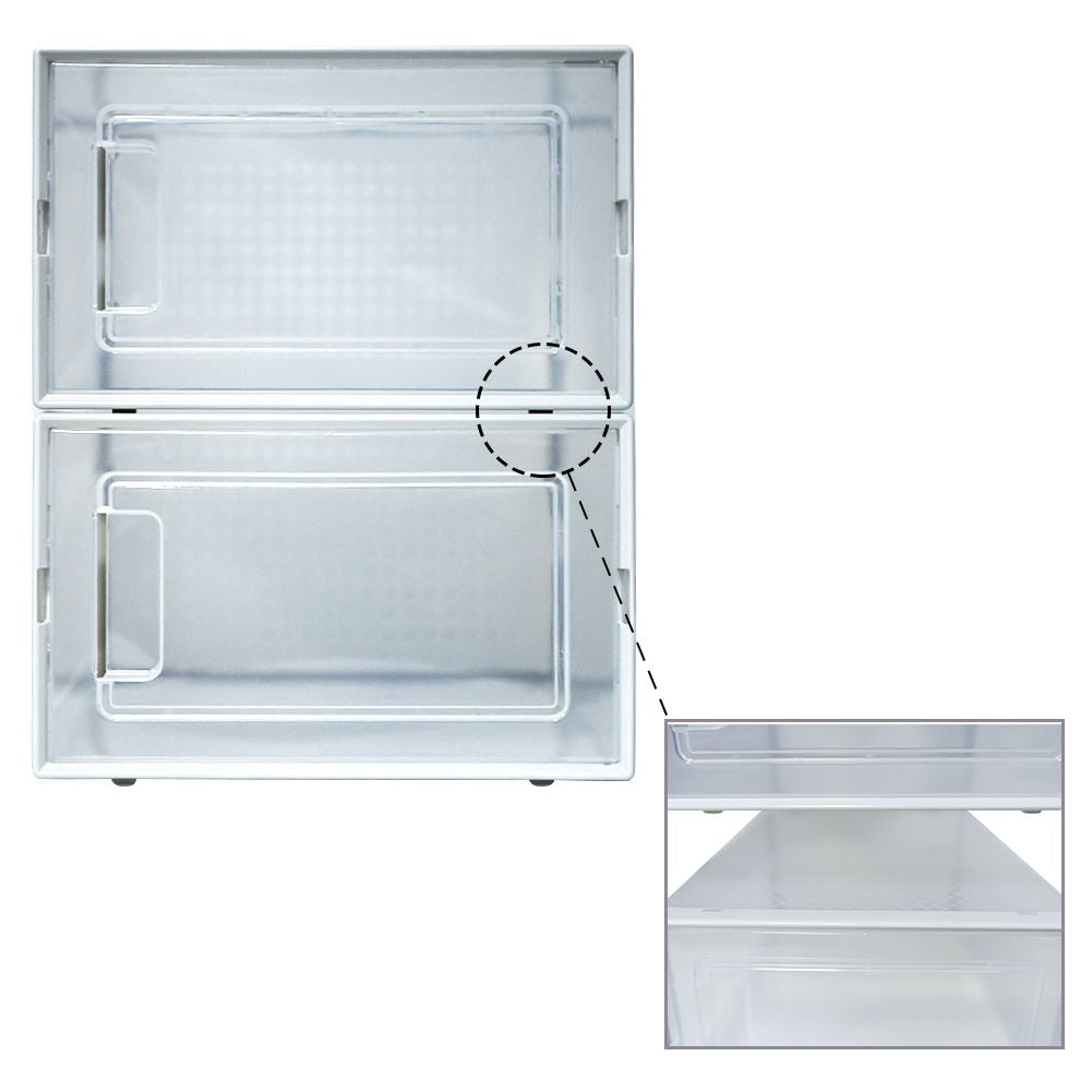 Stackable Clear Plastic Shoe Boxes11