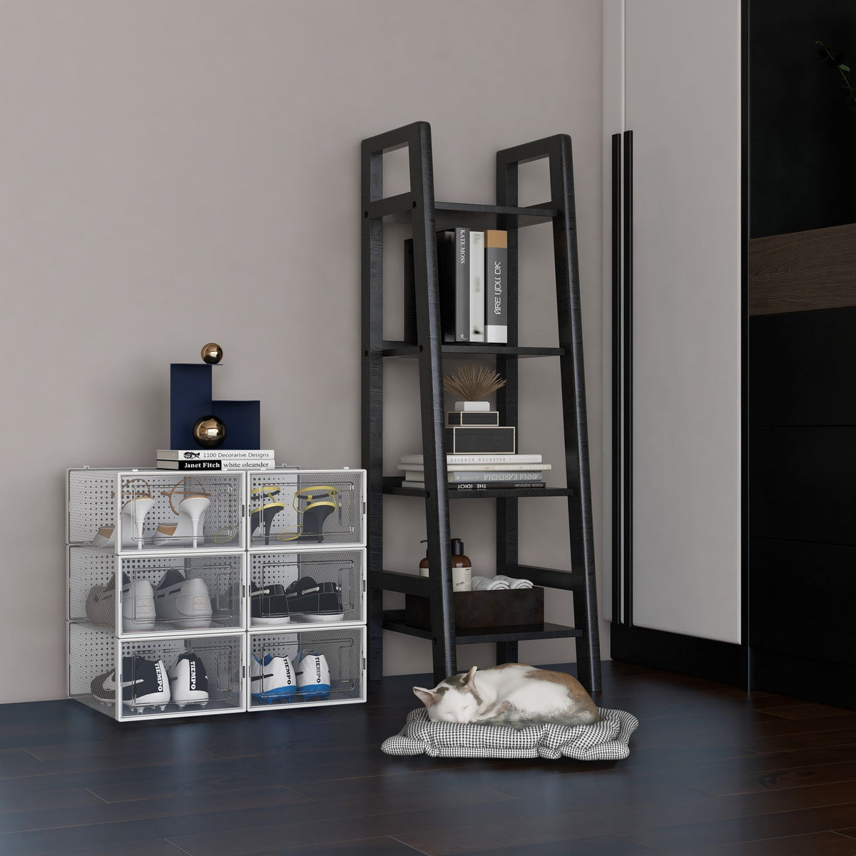 Stackable Clear Plastic Shoe Boxes14