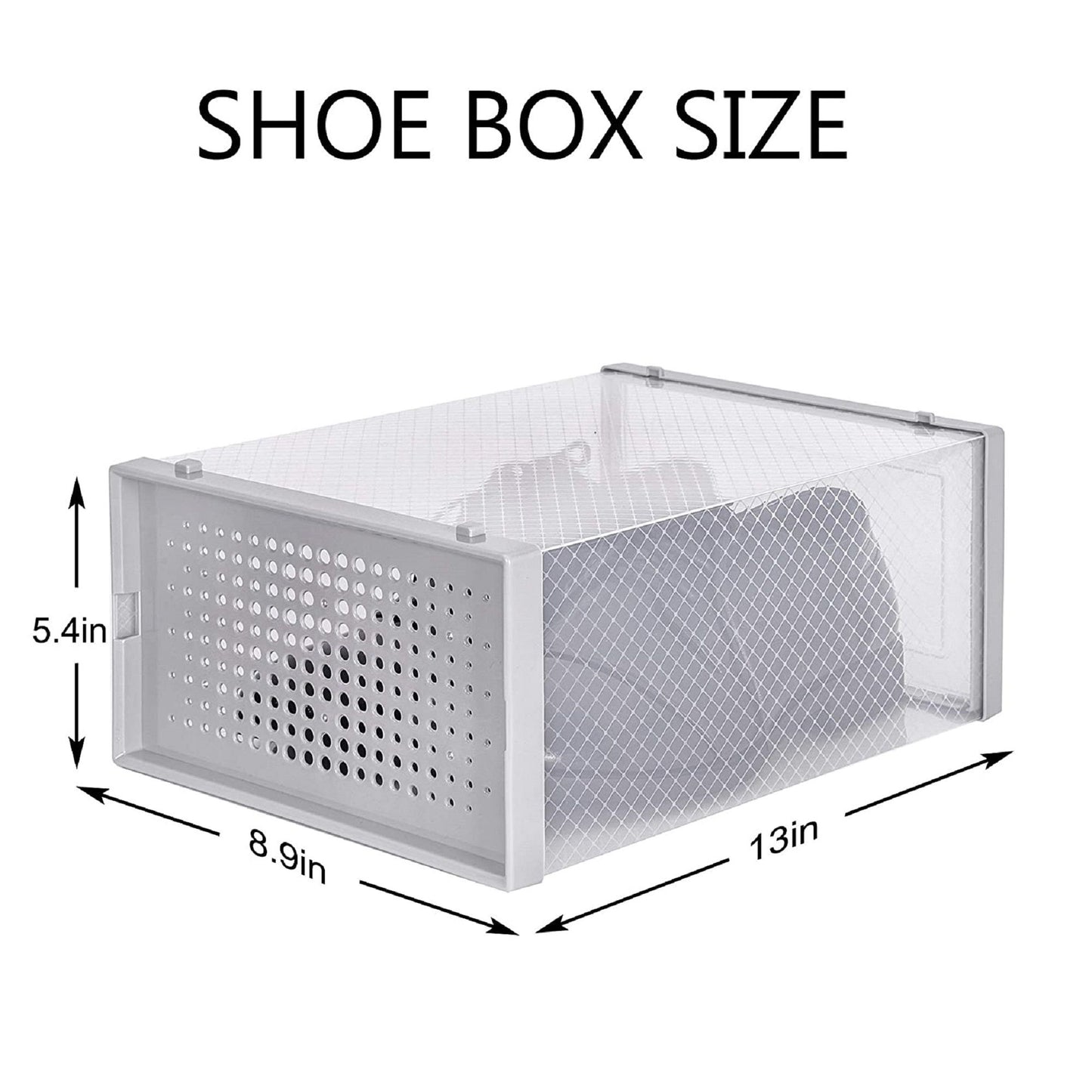 Stackable Clear Plastic Shoe Boxes4