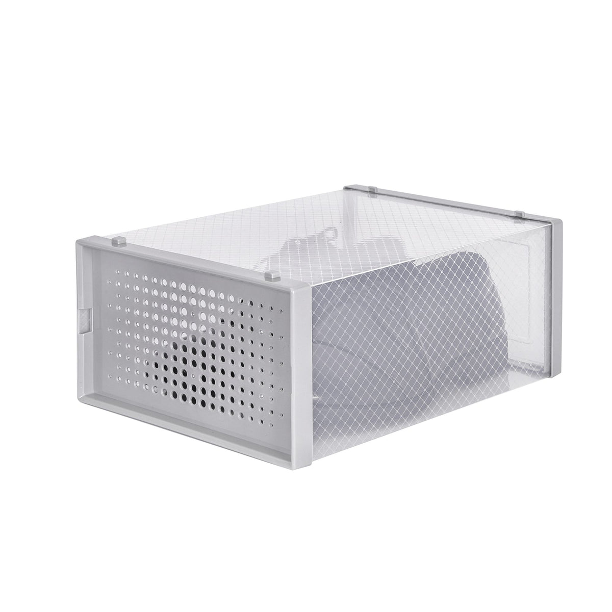 Stackable Clear Plastic Shoe Boxes8