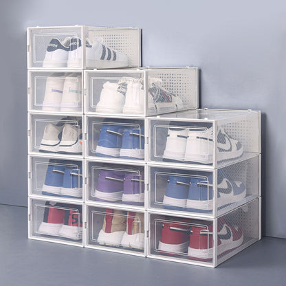 Stackable Clear Plastic Shoe Boxes9