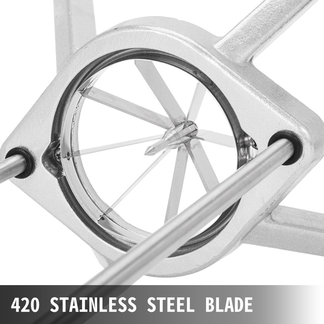 Stainless Steel 8-Section Fruit Wedger detail close-up