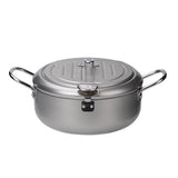 Stainless steel deep fryer green color variant