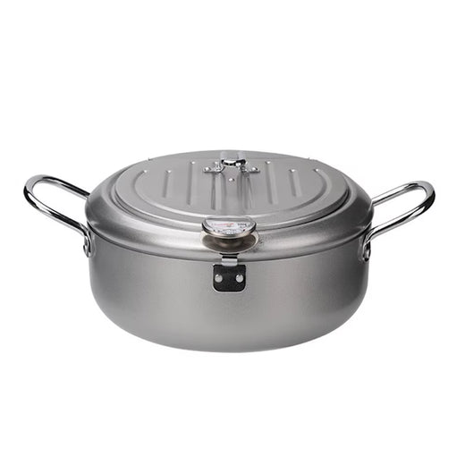 Stainless steel deep fryer green color variant