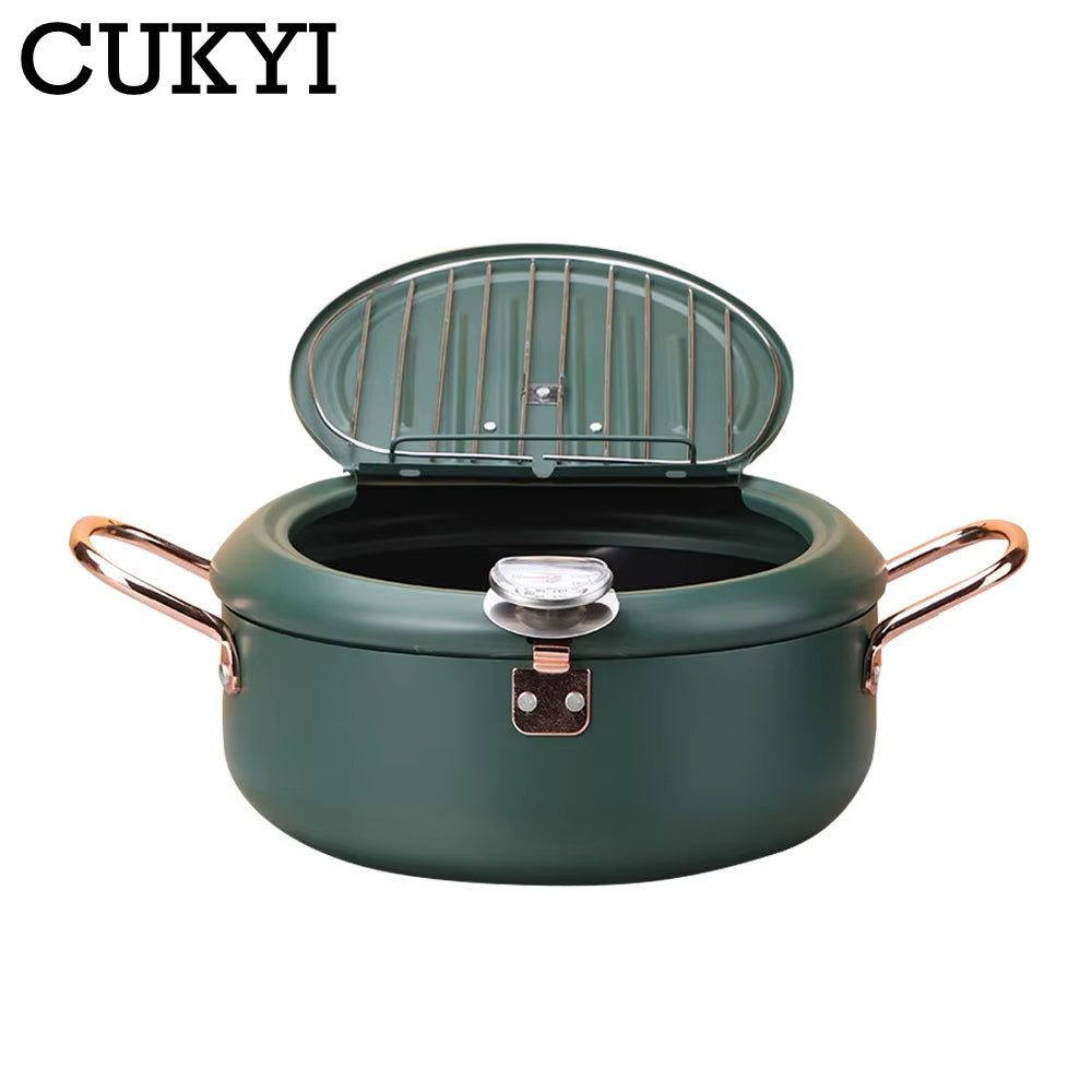 Stainless steel deep fryer 3.4L capacity size