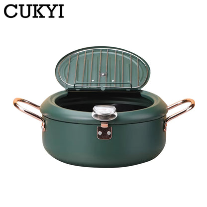 Stainless steel deep fryer 3.4L capacity size