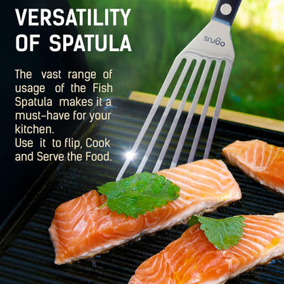 Stainless Steel Fish Spatula Slotted Turner1