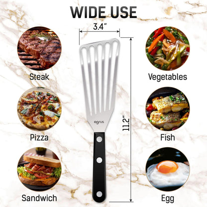 Stainless Steel Fish Spatula Slotted Turner5