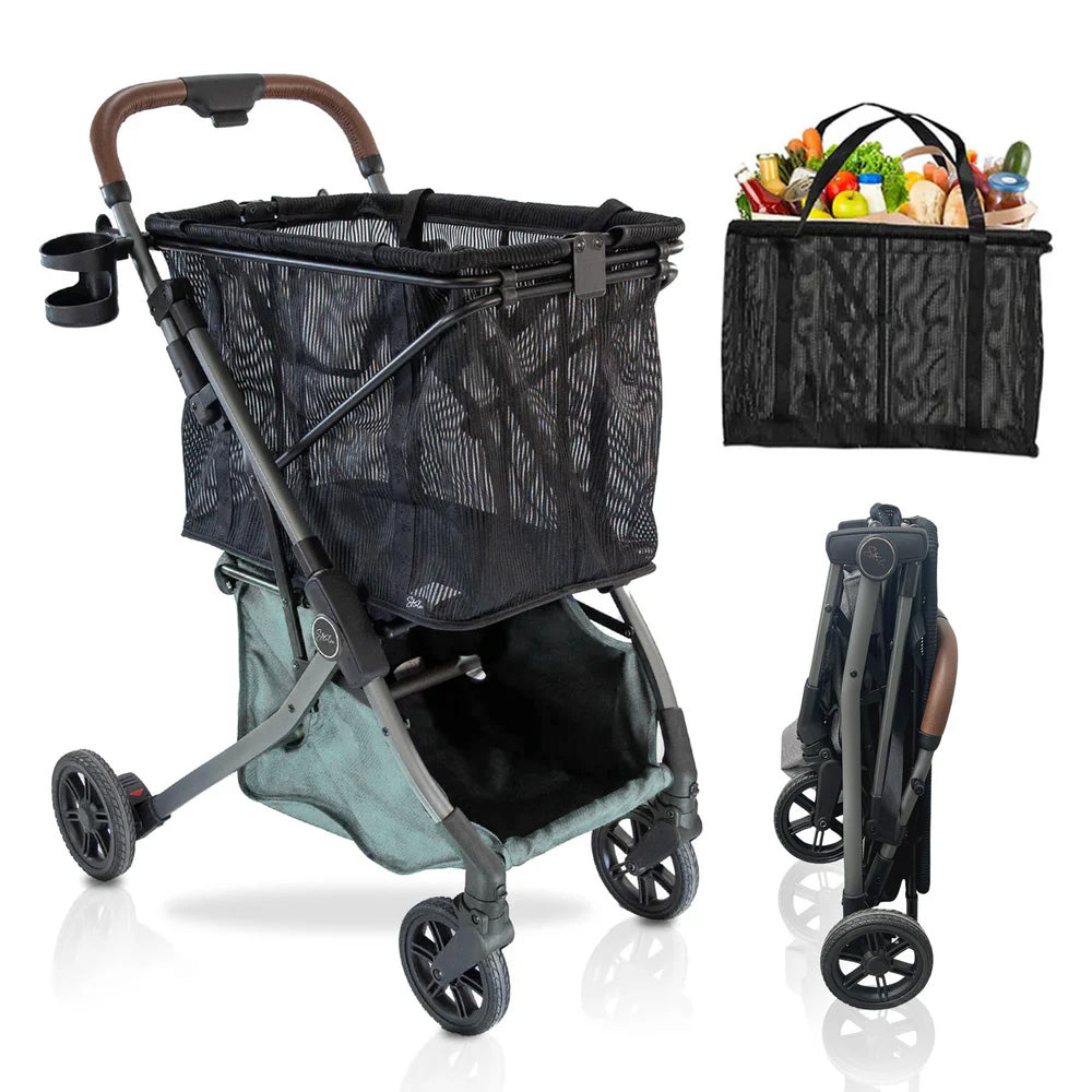 Strolee foldable shopping trolley main view