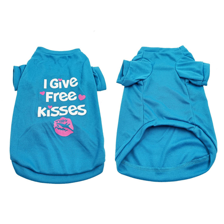 Pet tank top color options laid flat